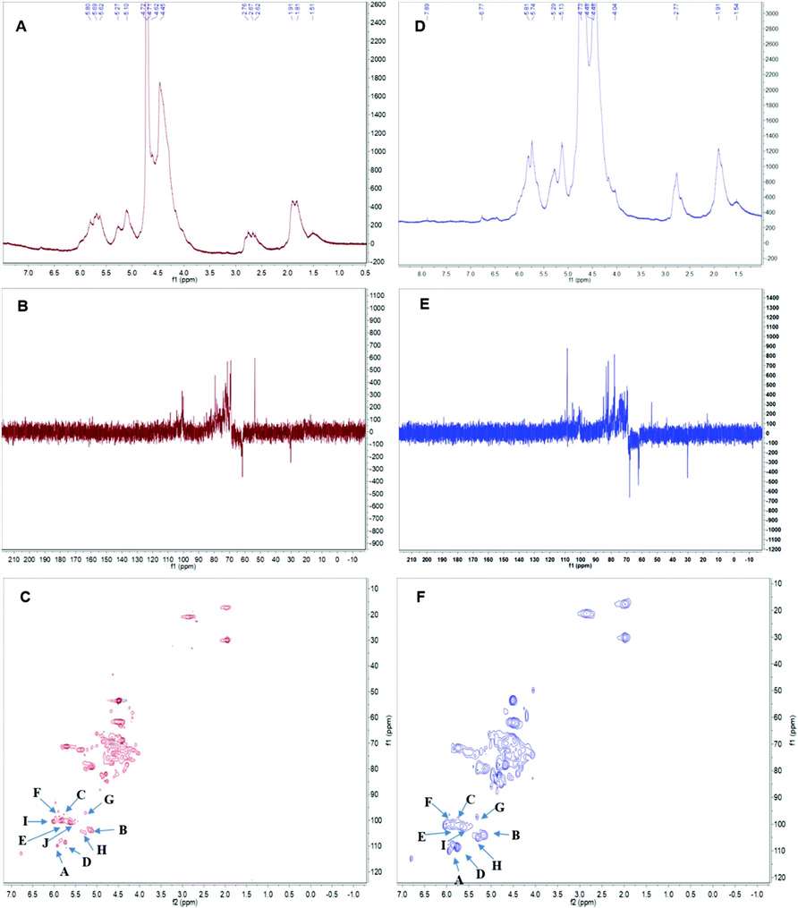 Figure 2 NMR spectrum of APS in D2O solution