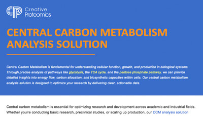 Central Carbon Metabolism Analysis Solution