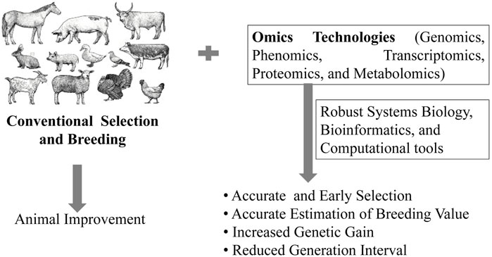 Impact of omics technology in animal improvement