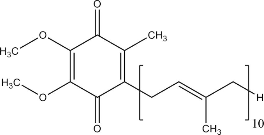 Structure of coenzyme Q10